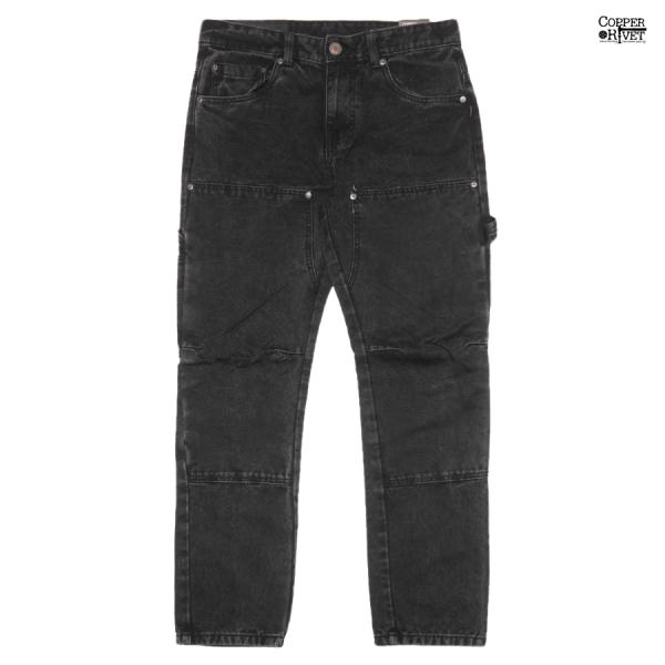 COPPER RIVET コッパーリベット バイカーデニム パンツ　ブラック indooronline_cpr-025n-005