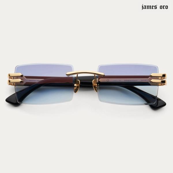 送料無料 JAMES ORO BARON AUTHENTIC SUNGLASS DARK BLUE : INDOOR