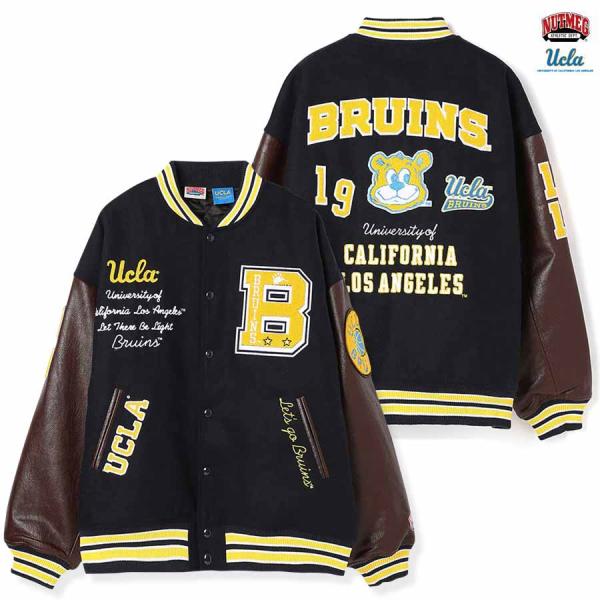 【UCLA/NUTMEG】スタジャン UCLA 【30%OFF】NUTMEG×UCLA ナツメグ スタジアムジャケット