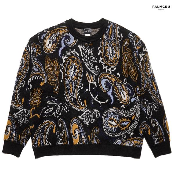 【極美品】レオナール ウールシルク総柄ペイズリー柄ニット長袖薄手 XL 極美品レオナール ウールシルク総柄ペイズリー柄ニット長袖薄手 XL