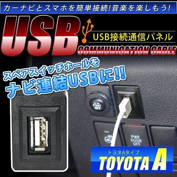 品番U04 トヨタA MH35S/55S/85S/95S ワゴンR スティングレー含む H29.2〜 USB カーナビ 接続通信パネル 最大2.1A