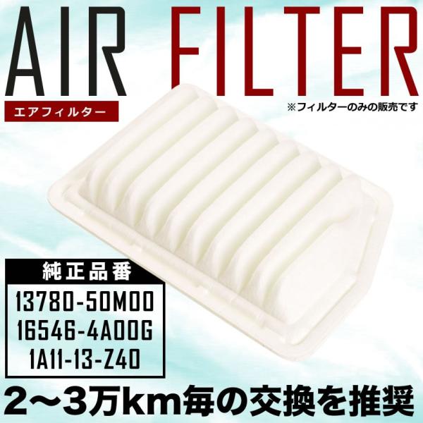 【互換品】 MH34S ワゴンR/ワゴンRスティングレー エアフィルター エアクリーナー H24.9-H27.8 NAノンターボ車専用品 AIRF19