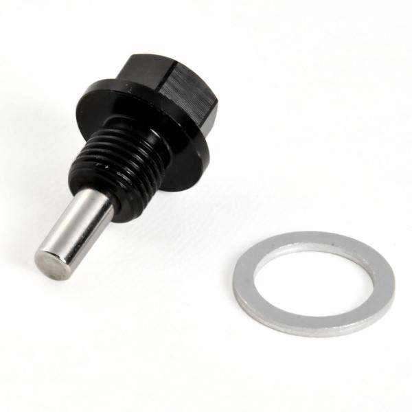 セルシオ マグネット ドレンボルト M12×P1.25 ブラック ドレンパッキン付 ネオジム 磁石