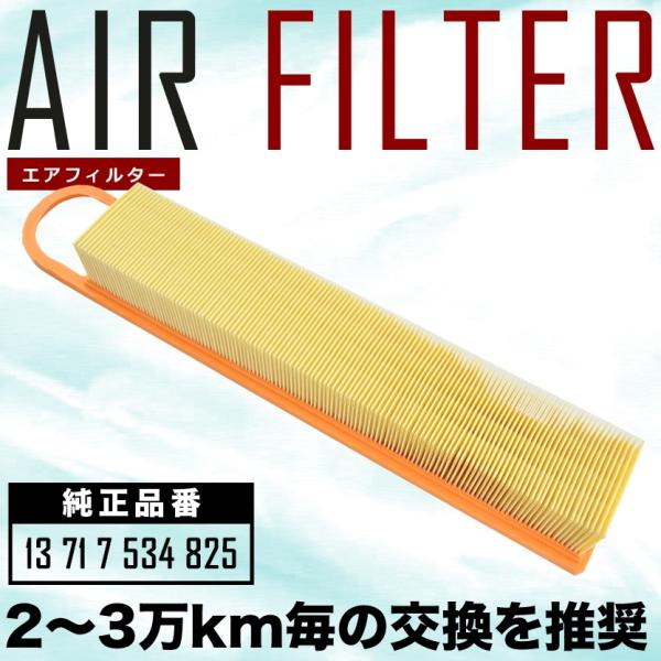 BMWミニ/MINI R55/R56/R58/R59 クラブマン(バン)/クーペ/ロードスター エアフィルター エアクリーナー 2007.02- ミニワン/ミニ