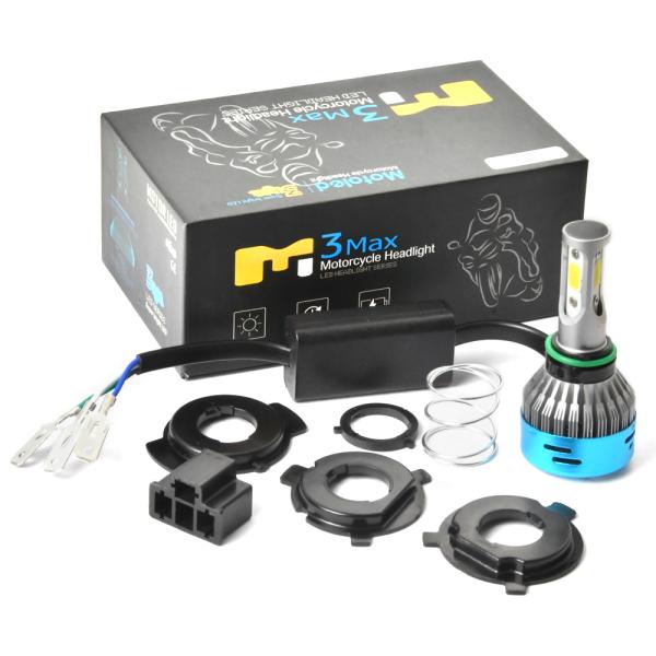 ホンダ PS250 〜H17 バイク用LEDヘッドライト 1個 H4(Hi/Lo) 5000