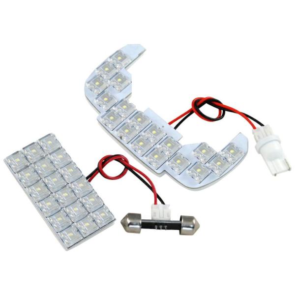 RIDER1753【セット内容】フロント：18発 端子形状：T10ラゲッジ：3×6連 端子形状：T10×37合計2ピース36発(FLUX LED採用)【確認事項】純正LEDルームランプ装着車は取付不可車種によりゴースト・微点灯になる場合あり...