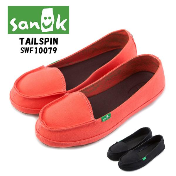 50%OFF �X���b�|�� ���f�B�[�X SANUK �T�k�[�N TAILSPIN SWF10079 �V���[�Y �X���b�v�I��