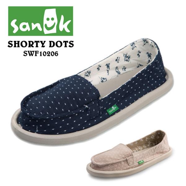50%OFF �X���b�|�� ���f�B�[�X SANUK �T�k�[�N SHOPTY DOTS �V���b�v�e�B�[�h�b�g SIDEWALK SURFERS SWF10206 �V���[�Y �X���b�v�I��