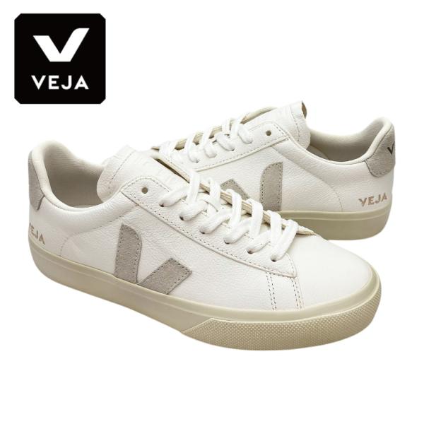 ヴェジャ VEJA レディース スニーカー CAMPO LEATHER WHITE NATURAL CP0502429 カンポ レザー ローカット ホワイト 白 サステナブル フランス