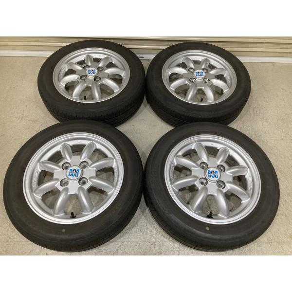 溝あり ダイハツ 純正 MINILITE 14インチ 4.5J +45 PCD100 4H BS