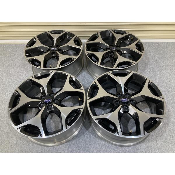 美品 スバル フォレスター 純正 18インチ 7J +48 PCD100 5H 4本セット
