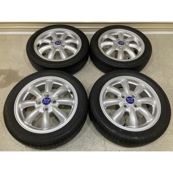 バリ溝 '21年製 ダイハツ MINILITE 15インチ 4.5J +45 PCD100 4H BS