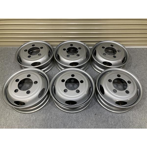 新車外し トヨタ ダイナ 純正 TOPY スチールホイール 鉄 DF2D 17.5