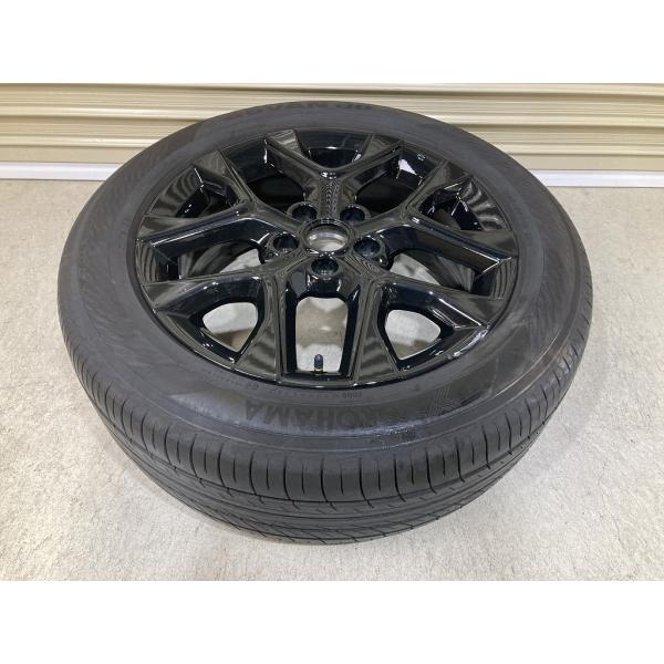 ZR-V ブラックスタイル 225/55R18 タイヤホイールセット 1本 バリ溝 '24年製 RZ3 ZR-V ブラックスタイル 純正 18インチ 7J +50