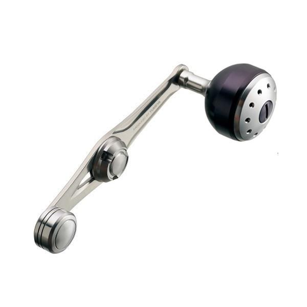 シマノ(SHIMANO)夢屋パワーバランスハンドル　AL BLACK 65mm シマノ ○シマノ 夢屋 パワーバランスハンドル 65mm ALブラック