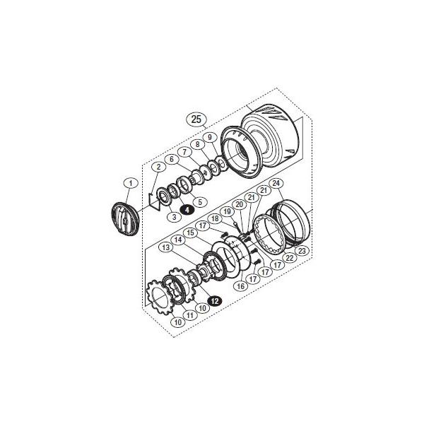SHIMANO - 13ステラ sw 8000 スプール シマノ純正 ステラ SW純正スプール ※13ステラSW装着可能