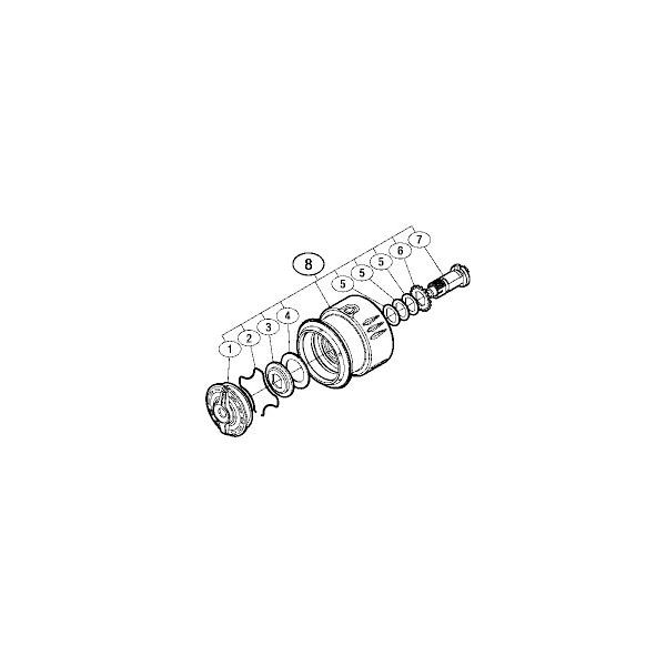 シマノ（SHIMANO） ○シマノ 15 エクスセンスLB C2000MDH (034700)用