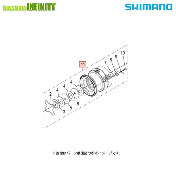 21エクスセンス　3000MHG スプール シマノ純正】21エクスセンス 純正スプール