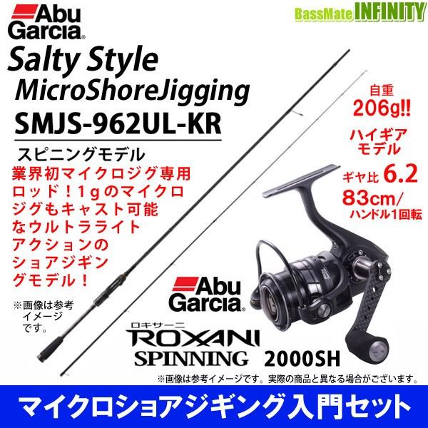 在庫有 マイクロショアジギング入門セット アブガルシア ソルティースタイル マイクロショアジギング Smjs 962ul Kr ロキサーニ 00sh キャスティングロッド Sutevalle Org