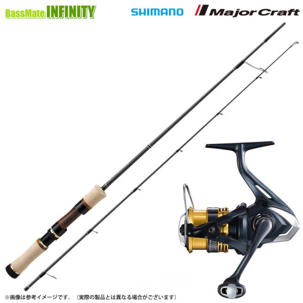 【トラウト（渓流）入門セット】●メジャークラフト　ファインテール ストリーム グラスロッド FSG-422UL＋シマノ　22 サハラ C2000SHG infinity-sw_18778440