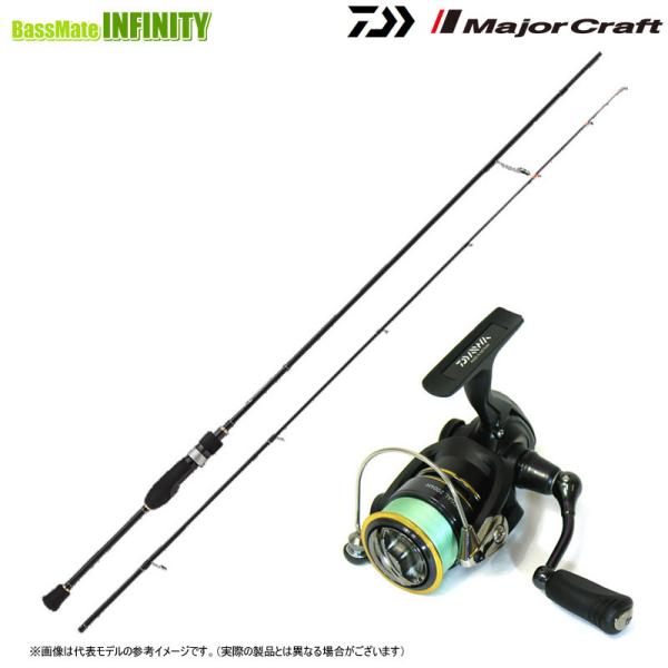 【送料無料】【PE0.4号(約100m)糸付き】【アジング入門セット】【今ならアジング用ワーム1点プレゼント】●メジャークラフト　鯵道 アジドウ 1G AD1-S502L＋ダイワ　16 リーガル 2004H Major Craft（メジャークラフト） 【送料無料】【PE0.4号(約100m)糸