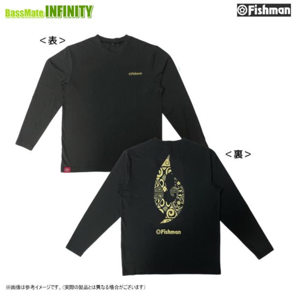 ●Fishman フィッシュマン　防虫ロングTシャツ （ブラック） 【メール便配送可】 【まとめ送料割】【26swsp】