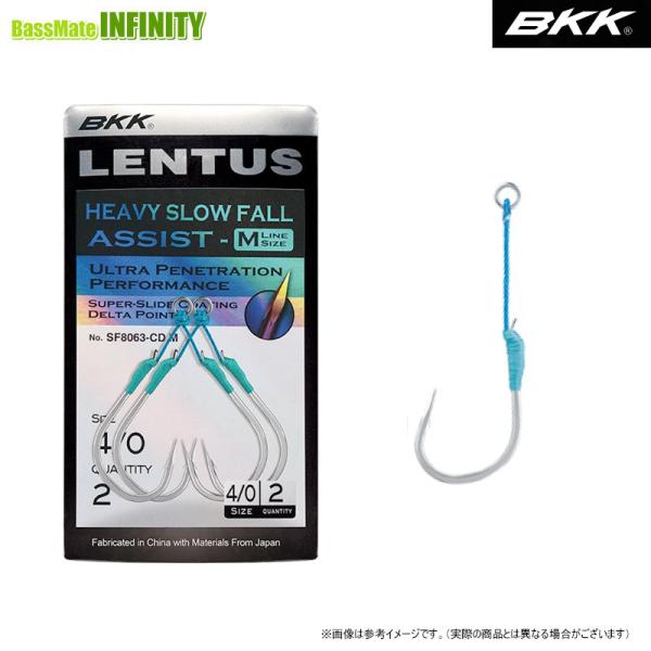 ●BKK　ジギングフック SF LENTUS M 【メール便配送可】 【まとめ送料割】