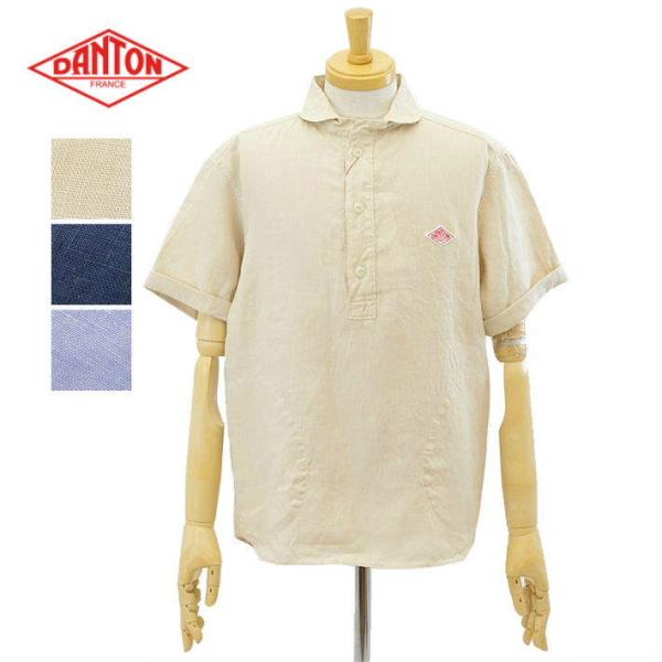 ダントン Jd 3569kls プルオーバーシャツ ラウンドカラー 半袖シャツ リネンクロス 麻素材 丸襟 メンズ Danton Buyee 日本代购平台 产品购物网站大全 Buyee一站式代购 Bot Online