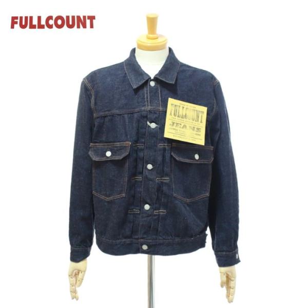 本日限定価格！　FULL COUNT 46 デニムジャケット 2102SS FULLCOUNT（フルカウント） 2102SS スーパースムース 2ndタイプ デニム
