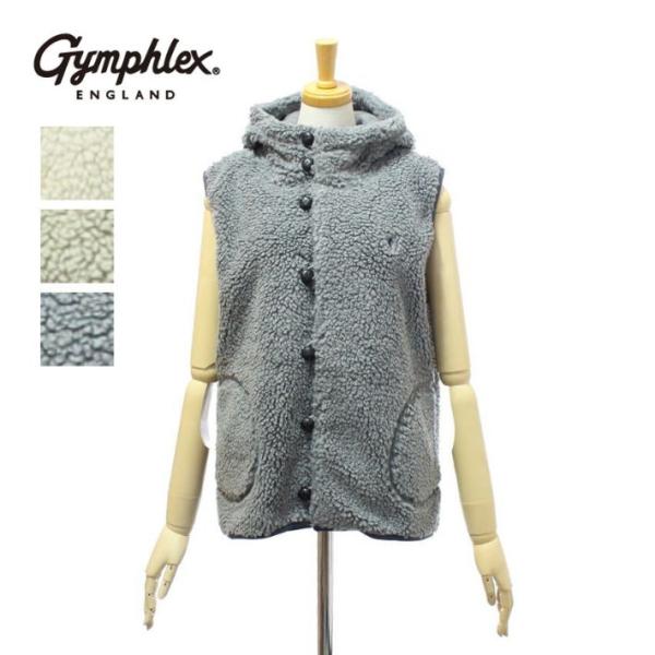 GYMPHLEX（ジムフレックス） J-1069BOA ボアベスト くるみボタン