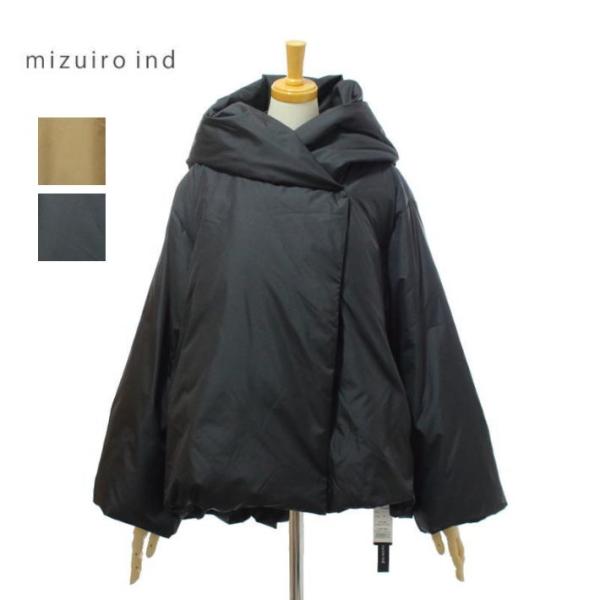 mizuiroind（ミズイロインド） 3-270053 フード付き ショートダウン
