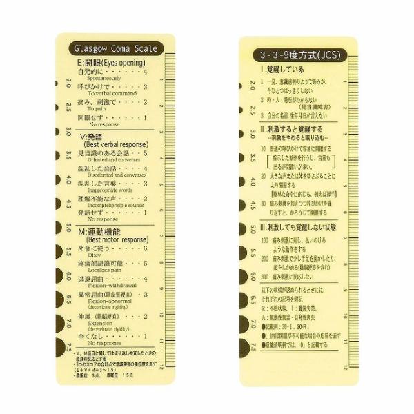 ナース ナースグッズ 小物 グッズ 看護 医療 New意識レベル表付き瞳孔計定規 アンファミエpaypayモール店 通販 Paypayモール