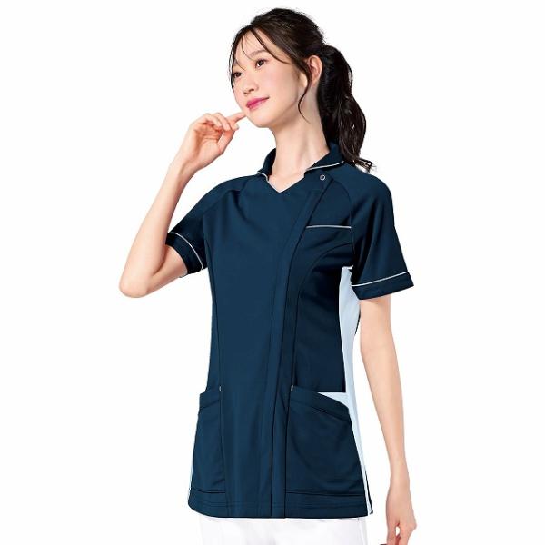 アンファミエ 透け防止ウイルスガード2WAYストレッチ サイド配色