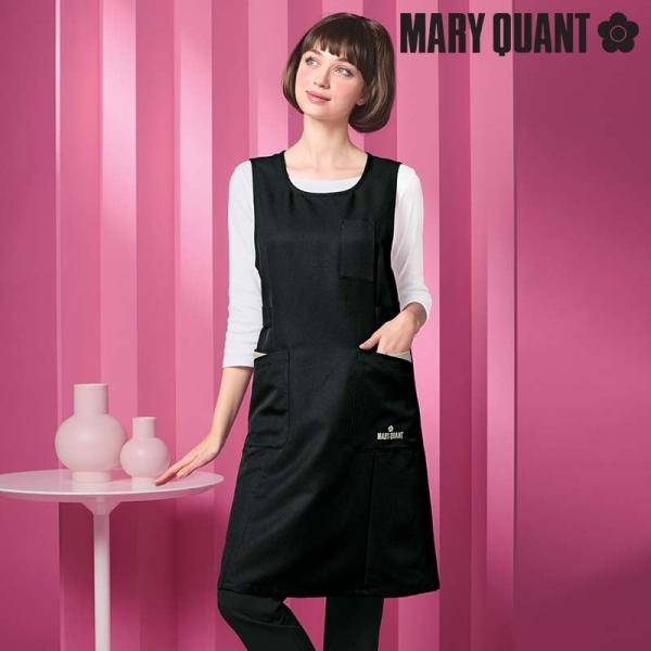 可愛いだけじゃない。機能性も充実したエプロン防汚加工、UVカット機能ウエスト部分がうしろリボンのデザインで後ろ姿も可愛い！リボンは結ぶタイプなので自分の好きなシルエットにフロントダブルポケットの配色とブランドロゴ刺繍がポイントうしろの肩、ウ...