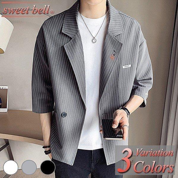 テーラードジャケット メンズ サマージャケット 夏 半袖 五分袖 薄手 涼しい クールビズ 大きいサイズ リネンジャケット ブレザー きれいめ おしゃれ Pa4f Infit Store4 通販 Yahoo ショッピング