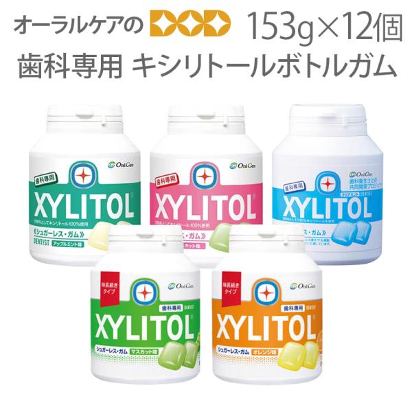 歯科専用 キシリトールガム オーラルケア 90粒入 12個 お得用 キシリトール ボトルガム だ液力 メール便不可 送料無料