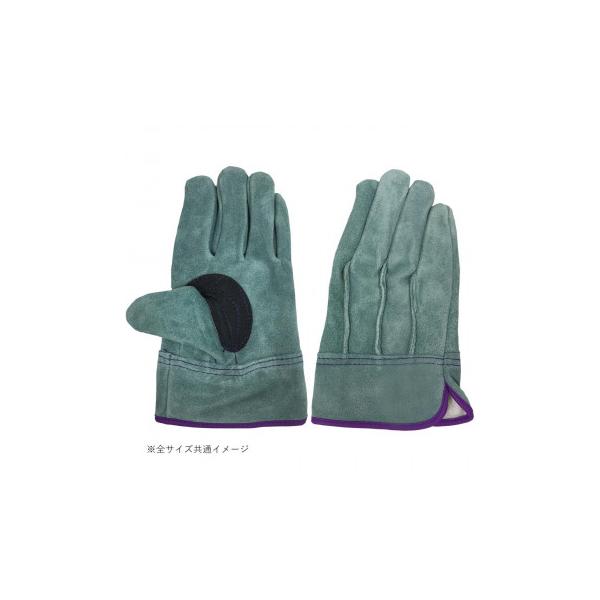 他サイト： 小野商事 エース 牛床革手袋 オイル加工 外縫い 内綿 玄武 Lサイズ AG4819の商品画像