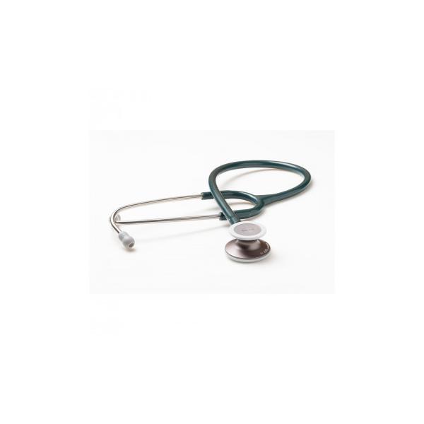 重量130gの軽量アルミニウム製ライトウェイト聴診器です。フィンガーシェイプデザインにより、指2本で保持でき、雑音を抑えて高い聴音効率を発揮します。柔らかいシリコン素材を採用したスムースフィットイヤーチップは長時間使用でも快適。小児面はノン...