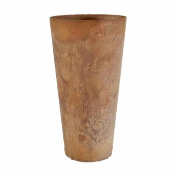 底面給水型 プランター 園芸用品 植木鉢 プランター 底栓付 トールラウンド型 ベージュ 直径37cm 高さ70cm 底栓付 アートストーン 園芸用品 Ds インフォマート