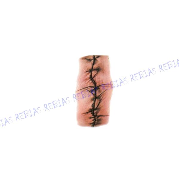 ハロウィン仮装やコスプレ、ドッキリなどに！リアルな傷跡転写シール！これだけあればどんなゾンビも作れます♪選べる全19種類！メイクより簡単でラクチン♪貼りたい柄をシートから切り離して貼ります、貼ったままシートに水を含ませて剥がせばあっという間...