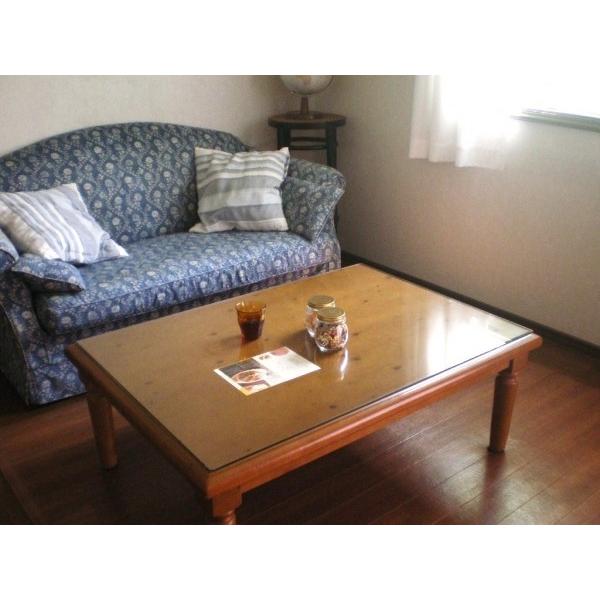 5mm スクエア(長方形)テーブルガラス 60.1〜70cm × 1.2〜1.3m