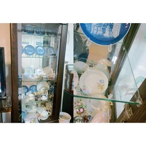 ガラス棚板6mm約30×89cm 6mm 強化ガラス 棚板用 150〜249mm × 401〜500mm : アイエヌジーガラス