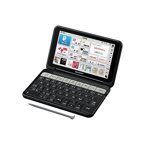 シャープ カラ―電子辞書 Brain 高校生モデル ブラック系 PW-SH4-B