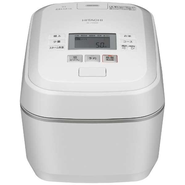 日立 炊飯器 5.5合 圧力&スチームIH ふっくら御膳 RZ-V100EM-W 