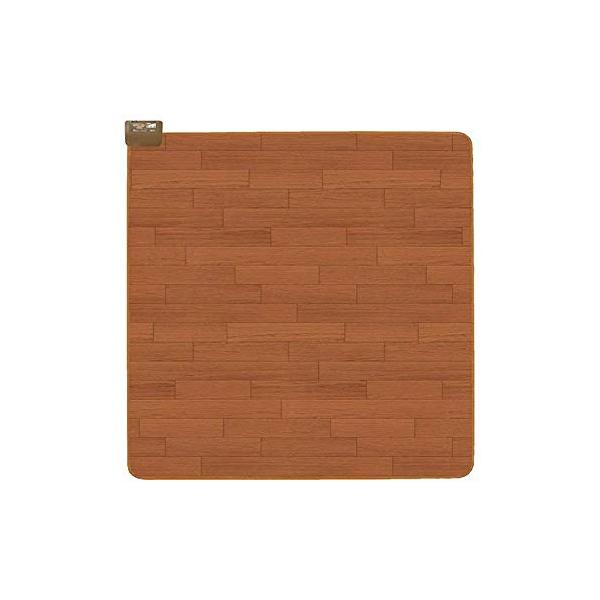 広電(KODEN) ホットカーペット 2畳 防水 ブラウン フローリング