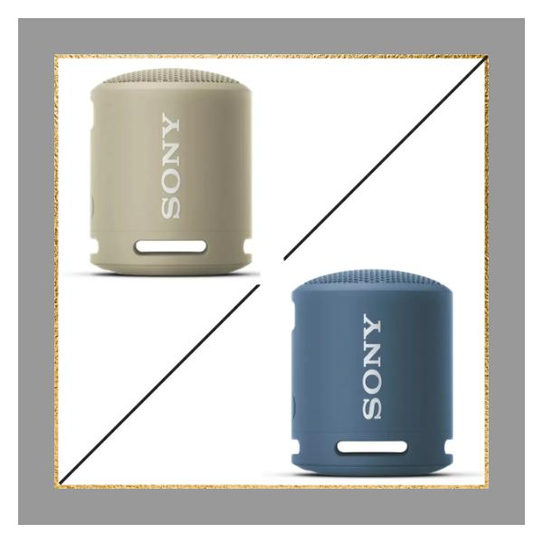 新品未開封【SONY】SRS-XB13型　ポータブルスピーカー ベージュ×2個 ing-kikaku_choku5690y221025e