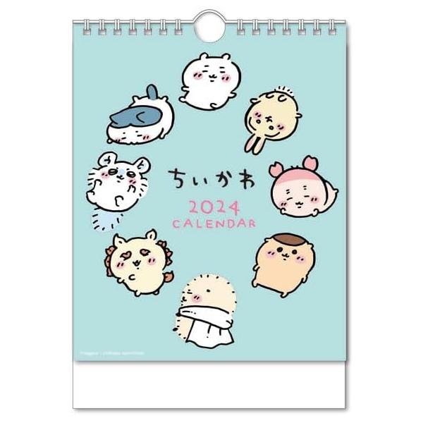ちいかわ 2024年卓上カレンダー 壁掛け/卓上兼用 CL-074