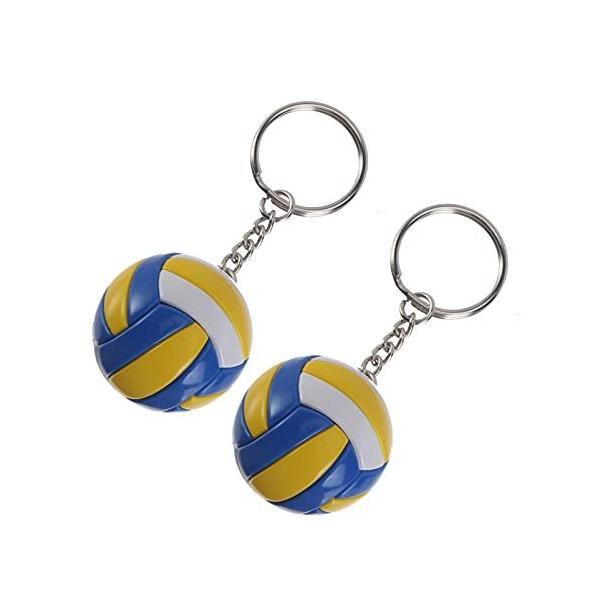 機能-材料: プラスチック、pu/サイズのバスケットボール: 7x3。 5センチメートル。サイズのバレーボール: 7x3。 7センチメートル。含むパッケージ2 × キーホルダー/