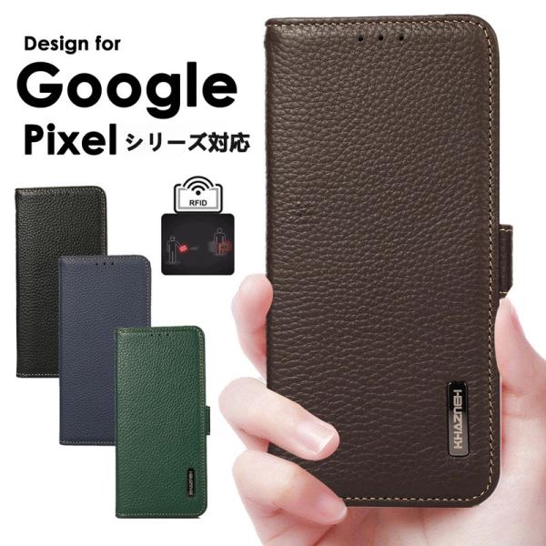 Google Pixel 8a ケース 8 Pro 手帳型ケース 本革レザー 6a 6 7