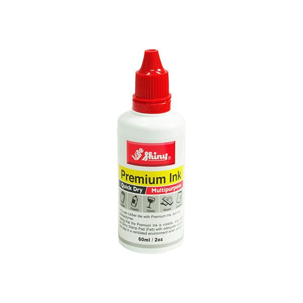 シャイニー多目的速乾インクSI-72（赤）容量：60ml